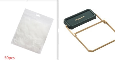 Foldable Sink Filter Rack - Kitchen Strainer Mesh Bag Stand for Waste Disposal