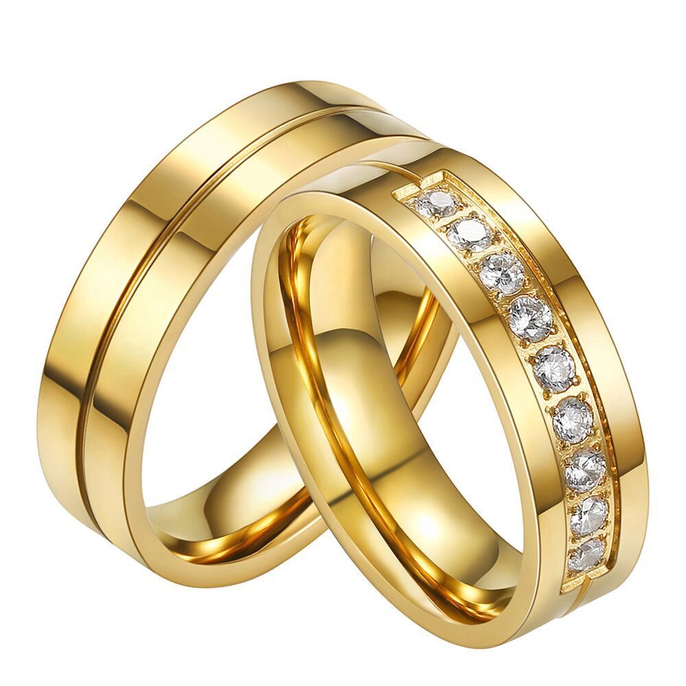 Stainless Steel Accessories - Fashion 18K Ring for Women