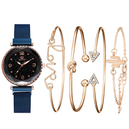 Women’s Starry Sky Magnet Buckle Bracelet Watch