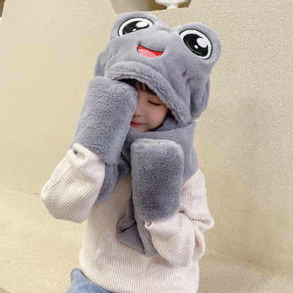 Children's Ear Protector Warm Hat Scarf Gloves