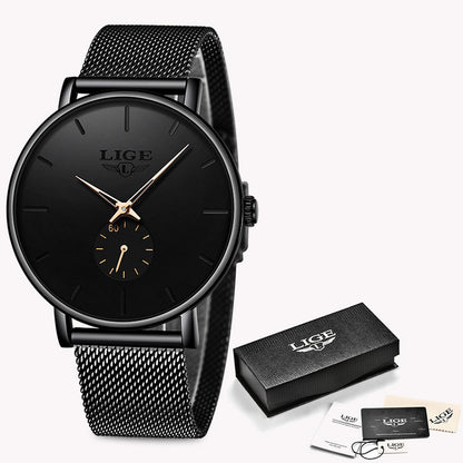 Thin Multifunctional Waterproof Quartz Watch