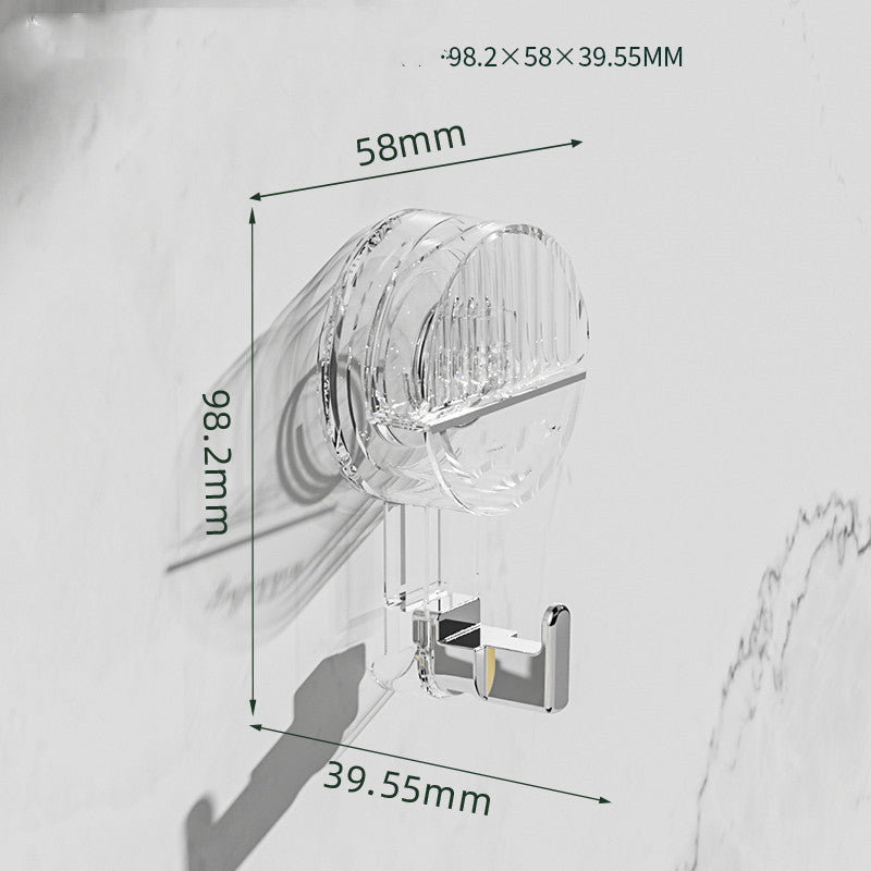 Non-Punching Bathroom Scratch-Free Strong Adhesive Suction Cup Hook