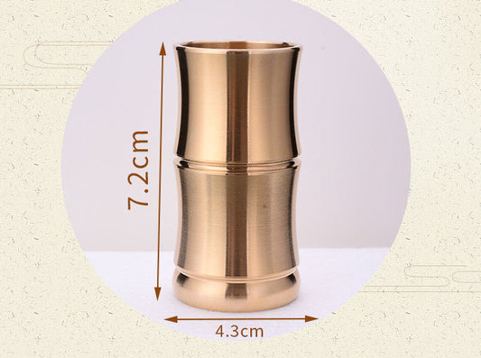 Tea Container Vintage Bamboo Vase Storage Container Ornaments