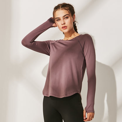 Sports long-sleeved yoga clothes women quick-drying