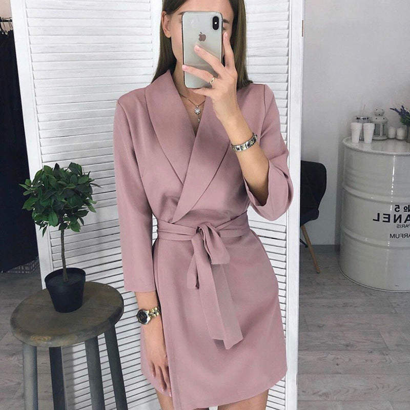 Short temperament dress