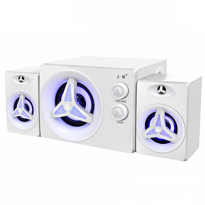 Computer audio notebook desktop computer home subwoofer small speaker Game TV speaker USB effect