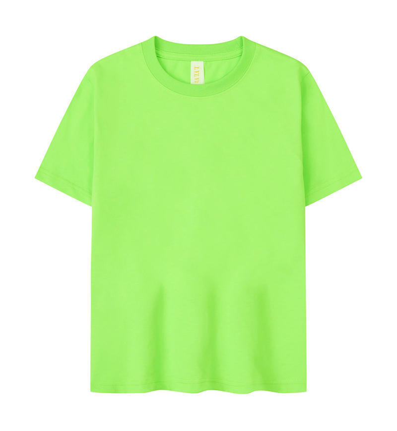Children's Solid Color Round Neck Short Sleeves T-shirt