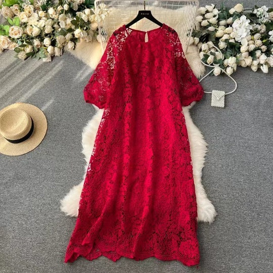 French Retro Heavy Industry Formal Dress