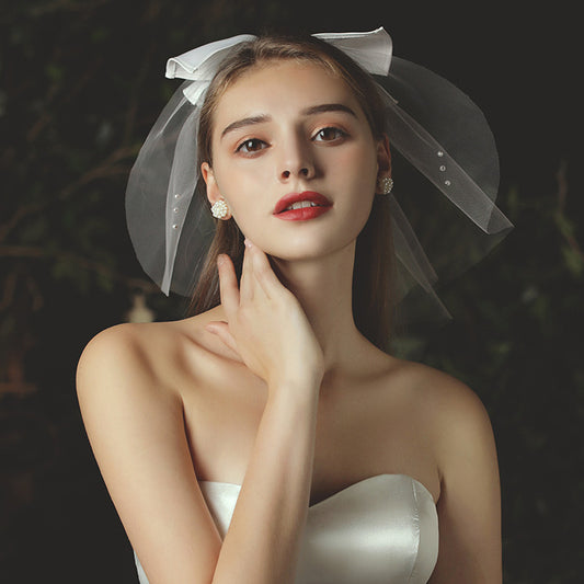 Veil Bowknot Head Accessories - Elegant Headpiece