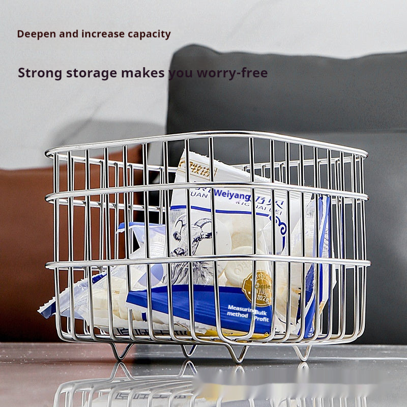 304 Stainless Steel Kitchen Draining Storage Basket