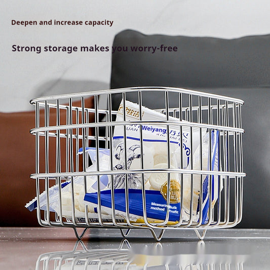 304 Stainless Steel Kitchen Draining Storage Basket