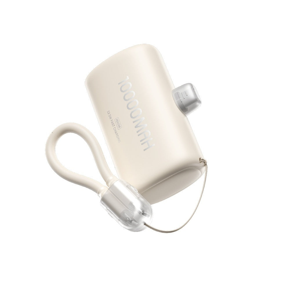 Linglong emergency power bank in off white color on a white background