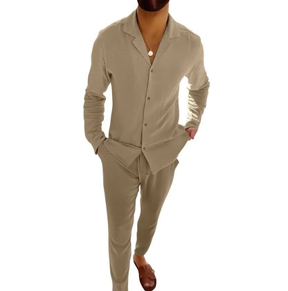Casual Long-Sleeved Suits for Men