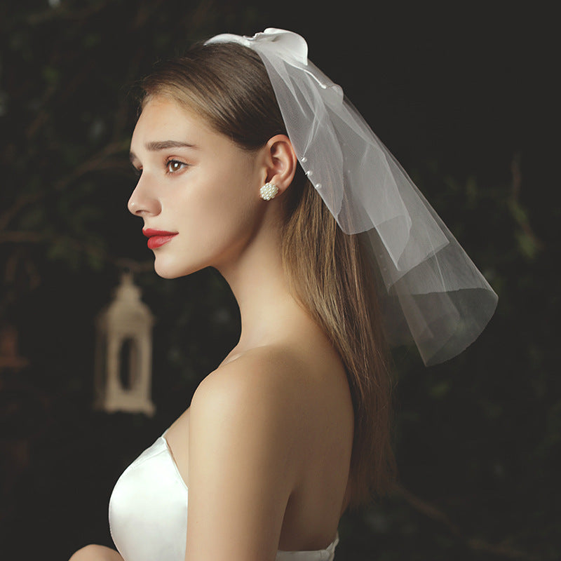 Veil Bowknot Head Accessories - Elegant Headpiece