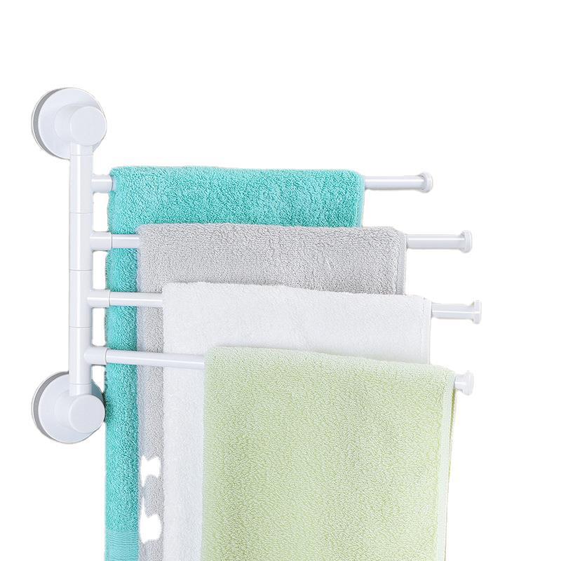 Magic Suction Cup Four-Bar Punch-Free Towel Rack