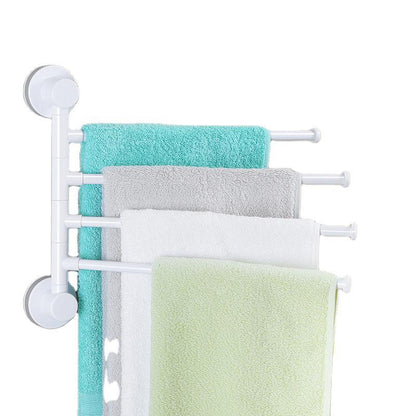 Magic Suction Cup Four-Bar Punch-Free Towel Rack