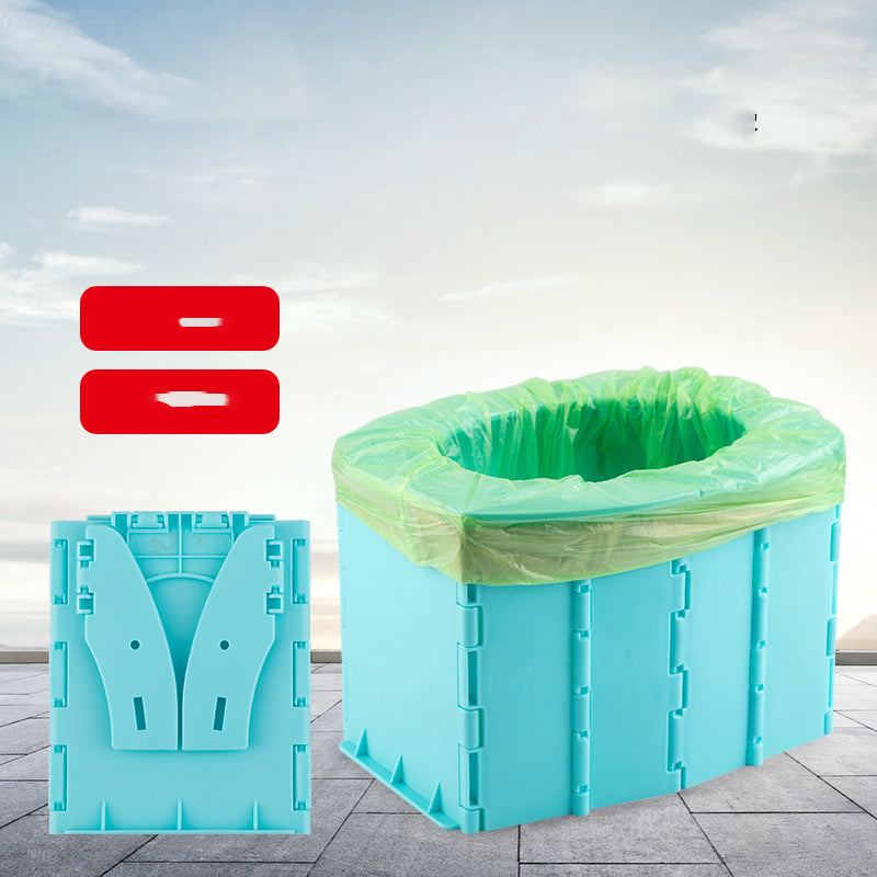 Portable Travel Folding Toilet Urinal - Mobile Seat for Camping & Hiking
