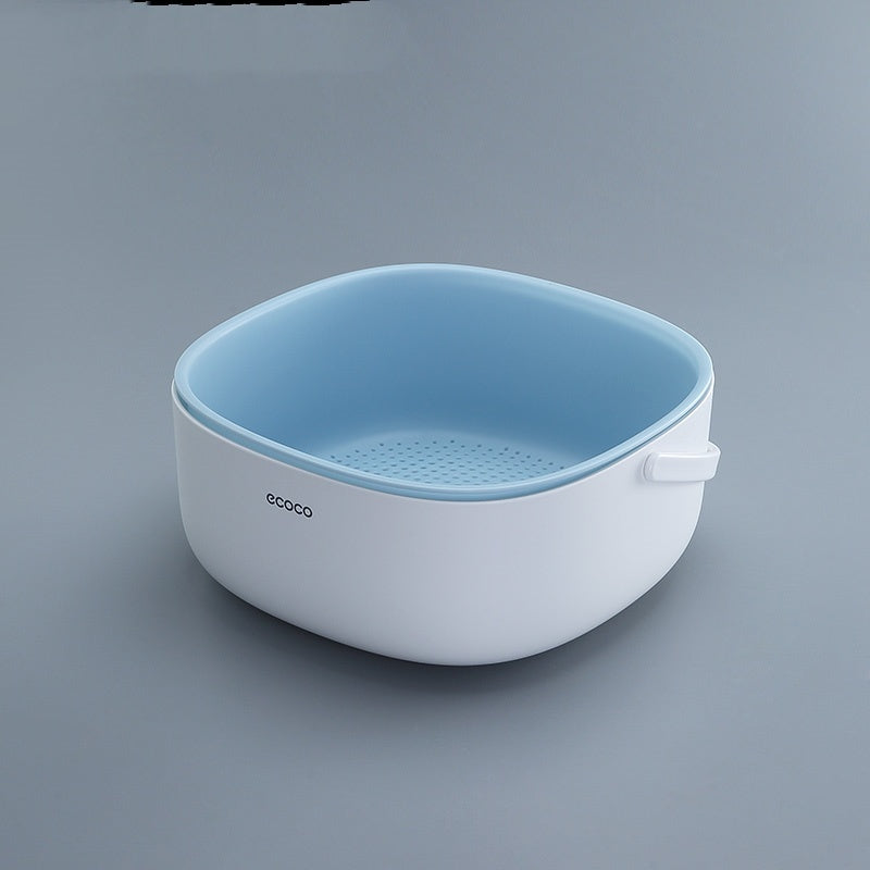 Washbasin Multi-functional Kitchen Double Layer Drain Basket