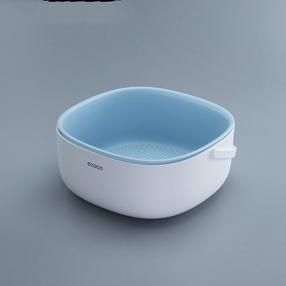 Washbasin Multi-functional Kitchen Double Layer Drain Basket