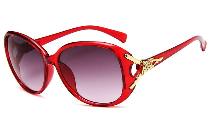 Fashion Fox Head Big Box Sunglasses for Ladies