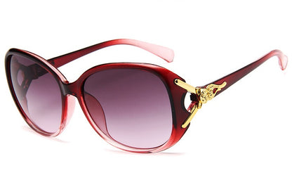 Fashion Fox Head Big Box Sunglasses for Ladies