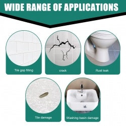 Jue-Fish Tile Repair Paste Crack Repair Tile Quick Drying Adhesive Marble Bathtub Furniture Toilet