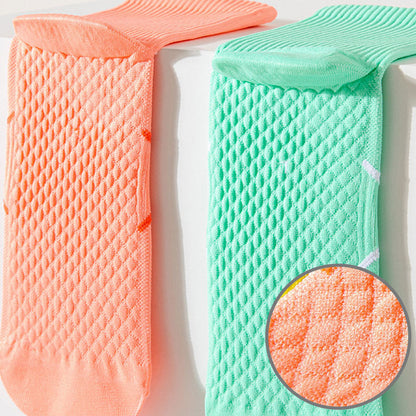 7 Pairs Compression Stockings for Women - Colorful Sports Pressure Socks