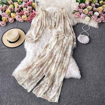 Casual Fashion Suit Female Floral Summer