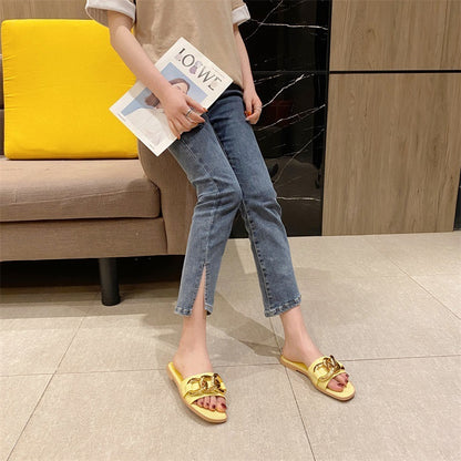 Candy-colored Outer Wear Sandals And Slippers Women