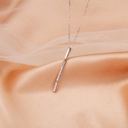 Simple One-shaped Necklace Female Summer Niche