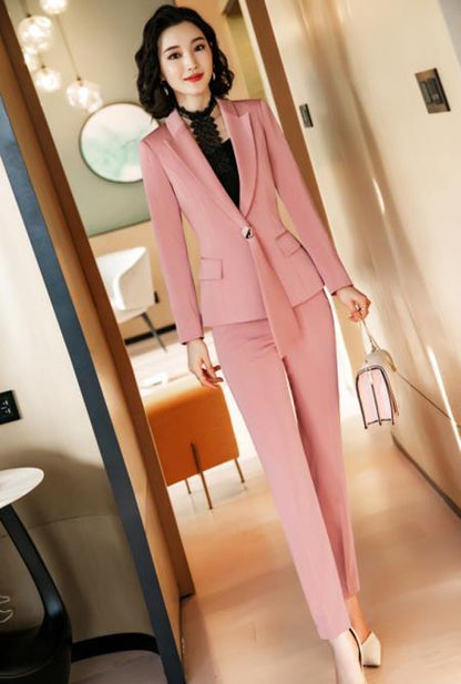 Ladies Temperament Formal Suit Work Clothes