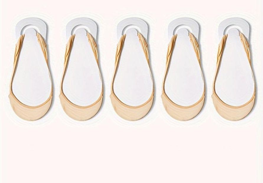 Invisible Boat Socks Women's Summer Socks Low-cut Non-slip Ice Silk