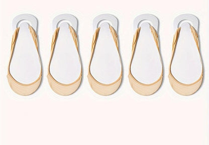 Invisible Boat Socks Women's Summer Socks Low-cut Non-slip Ice Silk