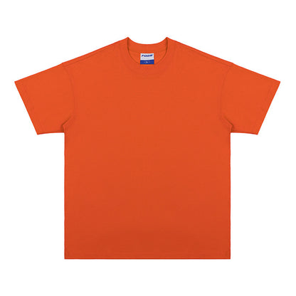 Oversize Loose Cotton Solid Color T-shirt For Men And Women