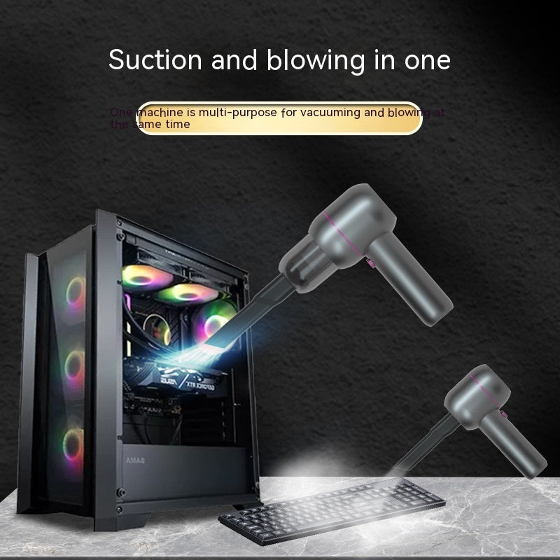 Super Handheld Portable Car Cleaner - Rechargeable Vacuum with Inflatable and Dust Removal Functions