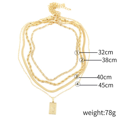 Necklace Female Twist Chain Necklace