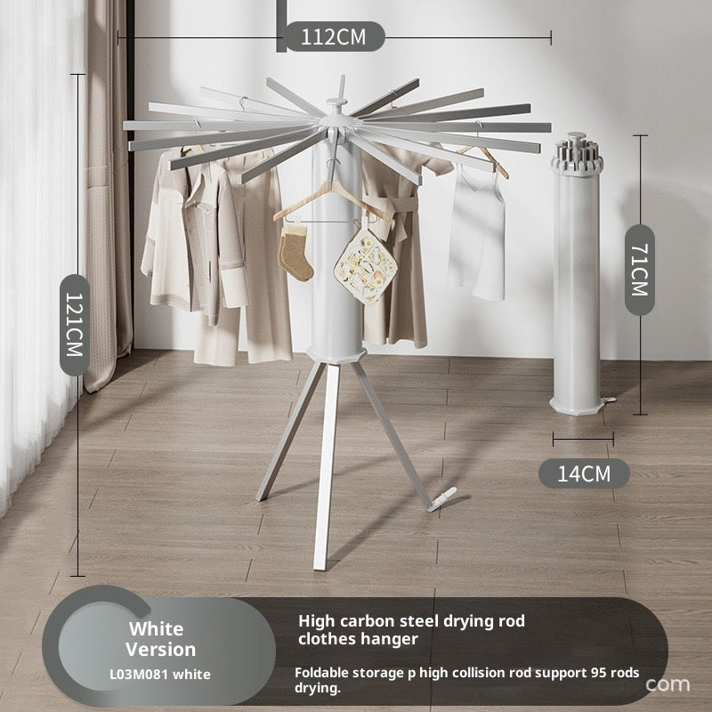 Household Floor Folding Clothes Drying Rack - Versatile and Stylish