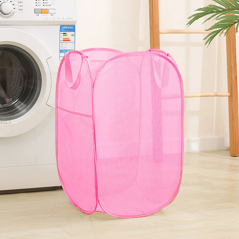Upgraded Portable Laundry Folding Linen Storage Basket