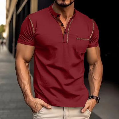 Short-Sleeved Polo Shirt - Summer Casual Quick-Dry Tops for Men