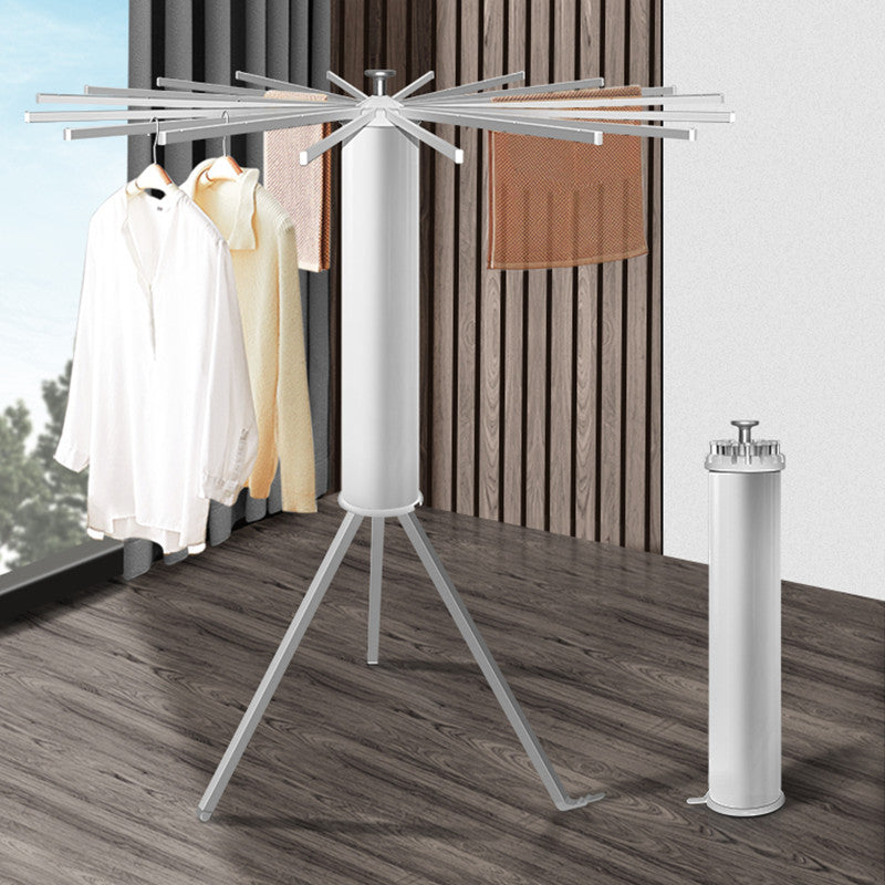Household Floor Folding Clothes Drying Rack - Versatile and Stylish