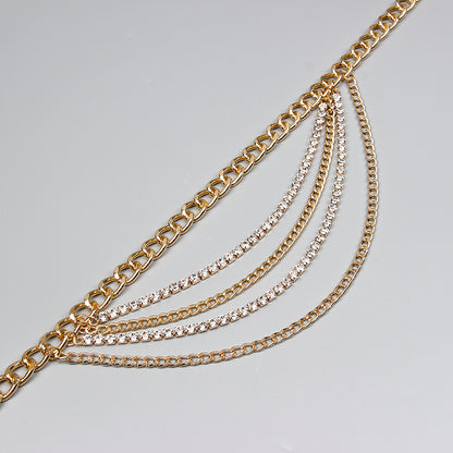 Summer Jewelry Hot Pants Chain - Multilayer Gold Waist Chain