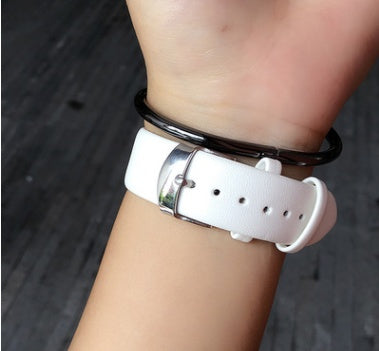 Black & White Mosaic Harajuku Couple Watches