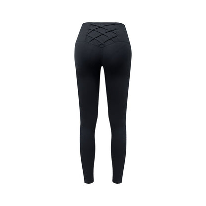 Bodybuilding Hip Raise High Waist Belly Contracting Thin Running Sports Yoga Pants