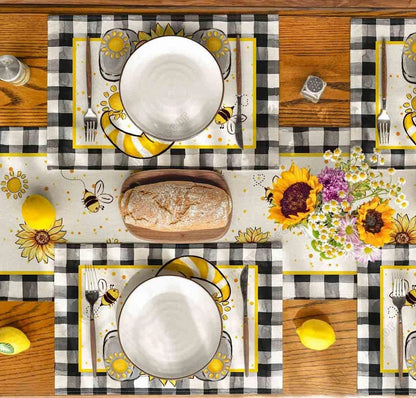 Summer Mats Refreshing Lemon Table Decoration Non Slip