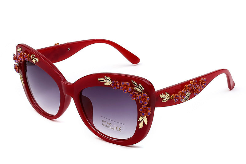 Women’s Flower Frame Sunglasses