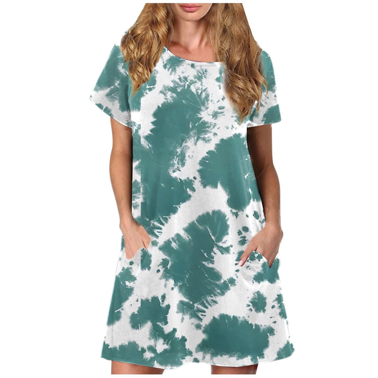Summer Pullover Medium Style Dress for Women