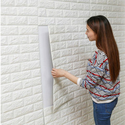 3D Brick Self-Adhesive Wallpaper (10pc)