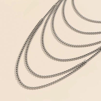 Jewelry Simple Drops With Diamonds Alloy Necklace