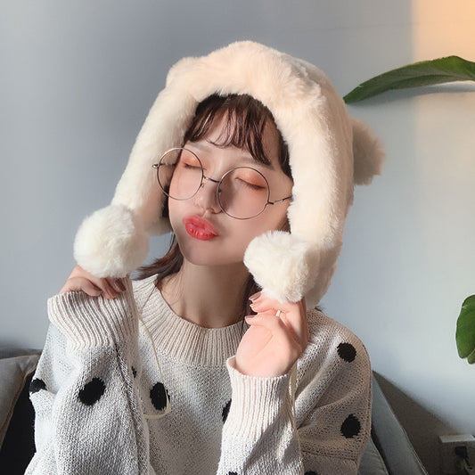 Women's Fashion Korean Style Bear Ears Hat
