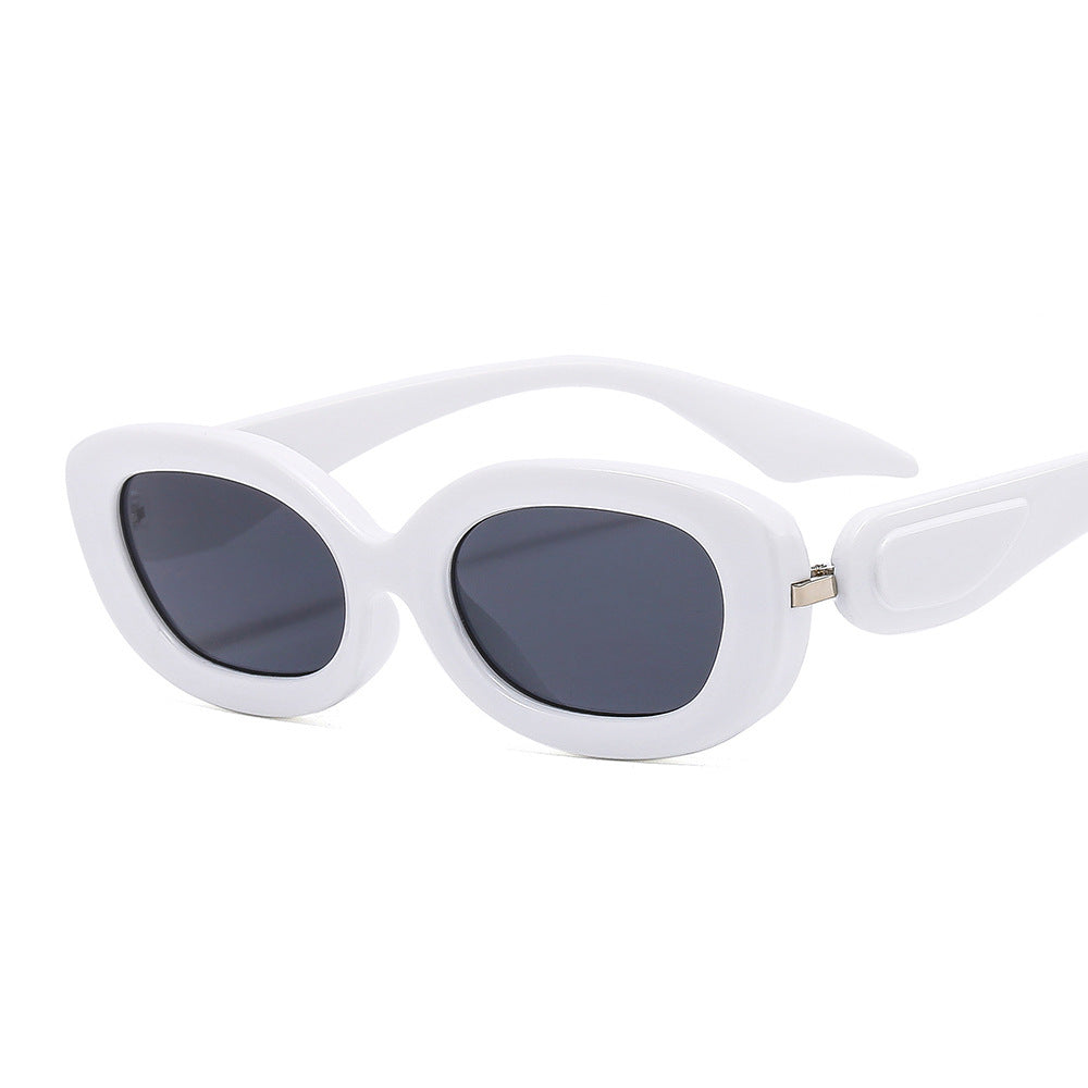 Oval Small Frame Trendy Sunglasses for Men & Women